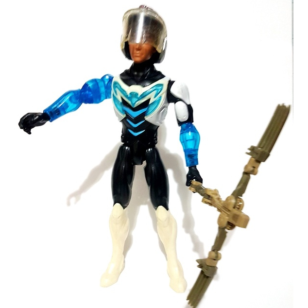 MAX STEEL CAPACETE VISOR MATTEL 27CM 110157 BONECOS BRINQUEDOS