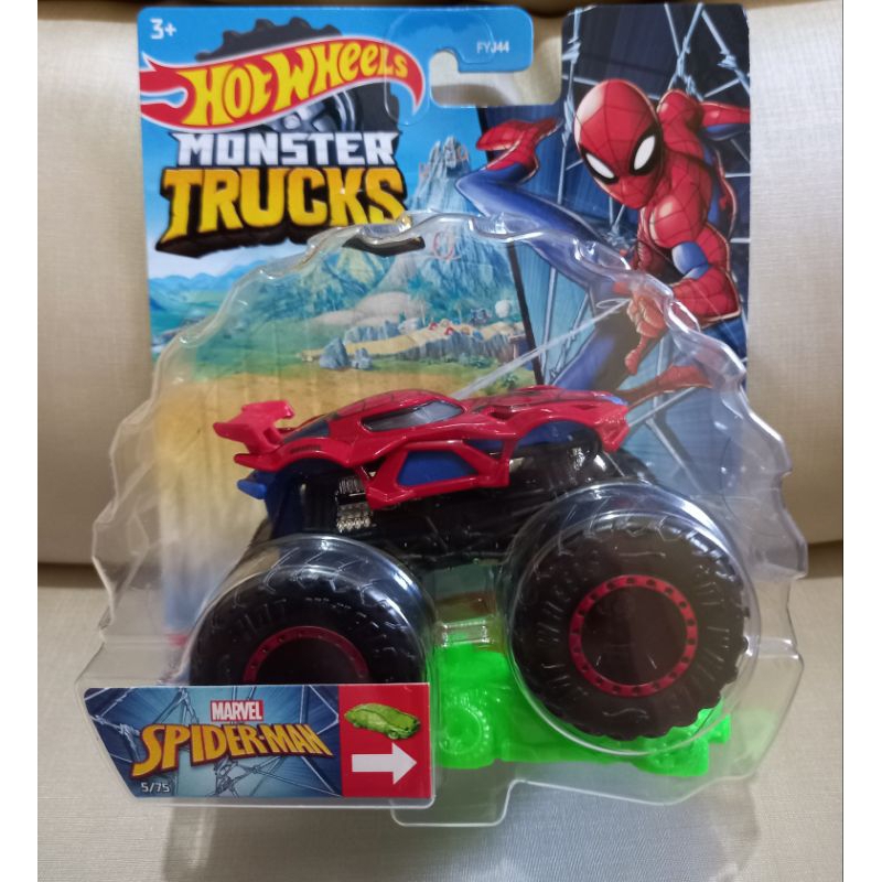 Hot Wheels Monster Trucks Spider Man Homem Aranha Shopee Brasil