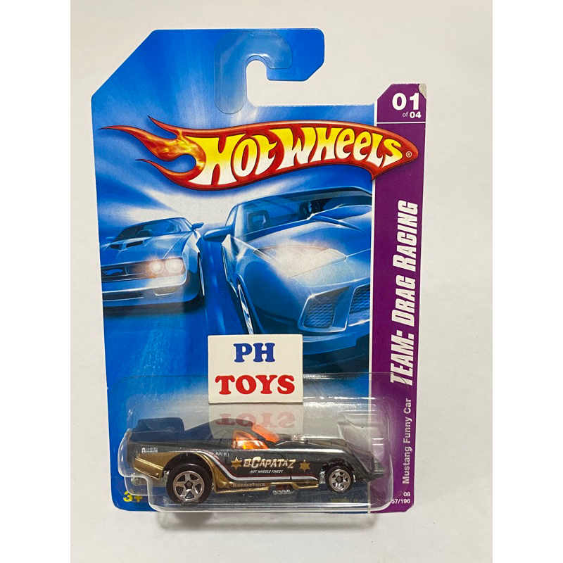 Hot Wheels Mustang Funny Car Team Drag Racing Shopee Brasil