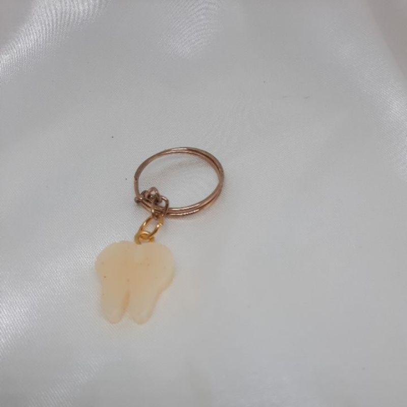 Mini Chaveiro Em Formato De Dente Ou Sem Logo Dentista