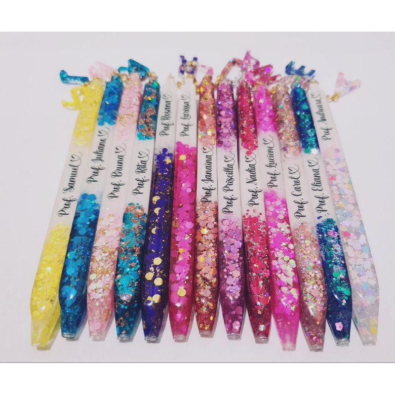 Caneta Personalizada Troca De Refil Em Resina Shopee Brasil