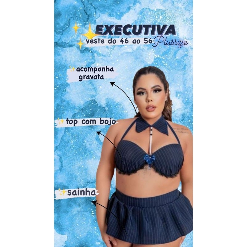 Fantasia Sexy Plussize Tanga Calcinha Lingerie Bojo Er Ticas Moda