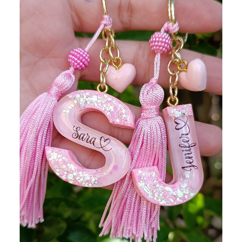 Chaveiro Personalizado Em Resina Tassel Pingente Shopee Brasil