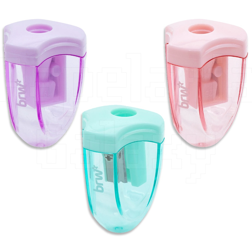 Apontador Deposito Ergonomico Pastel Brw Shopee Brasil