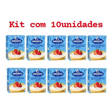 Creme De Leite Mistura Mococa 200g Kit 10 Unidades Shopee Brasil