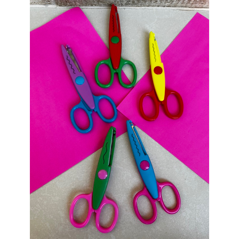 Kit Tesouras De Picotar Material Escolar Artes Shopee Brasil