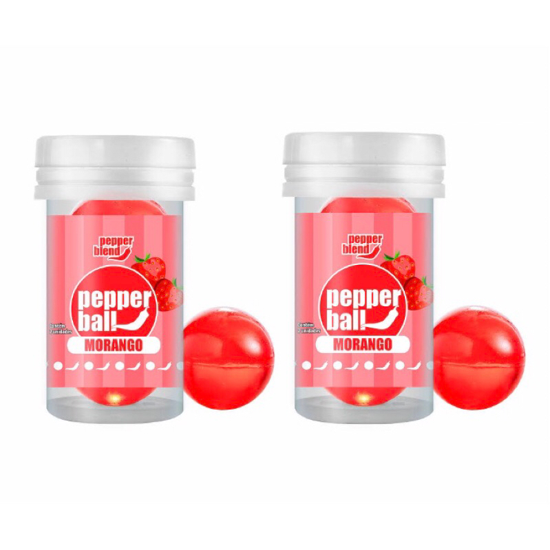 Kit Bolinha Explosiva Pepper Ball Morango Sex Shop Shopee Brasil