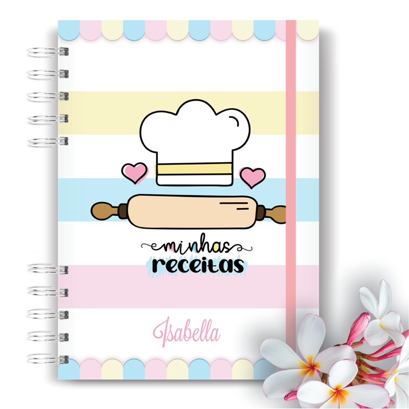 Caderno De Receitas Personalizado Nome Shopee Brasil