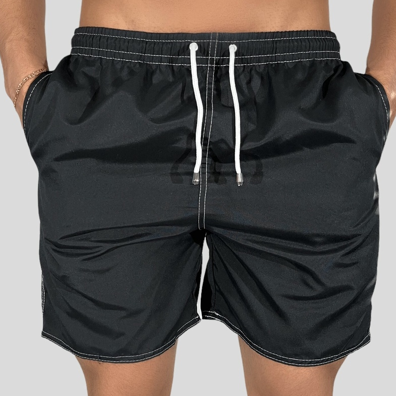 Short Masculino Mauricinho Swim Tactel Moda Praia Neymar Bermuda Verão