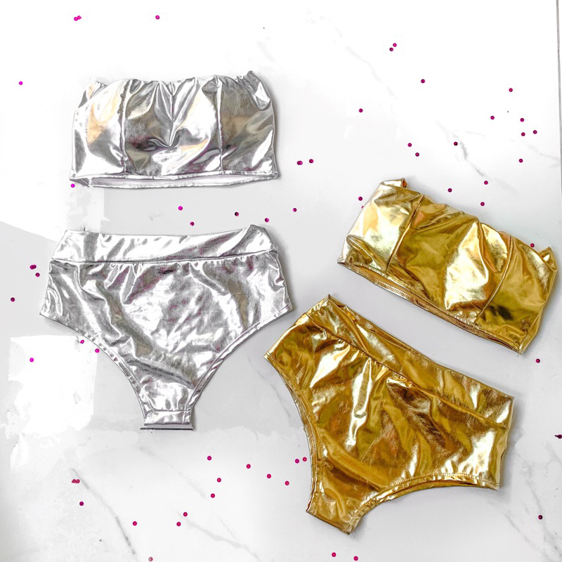 Hot Pant Metalizada Carnaval Fantasia Feminina Shopee Brasil