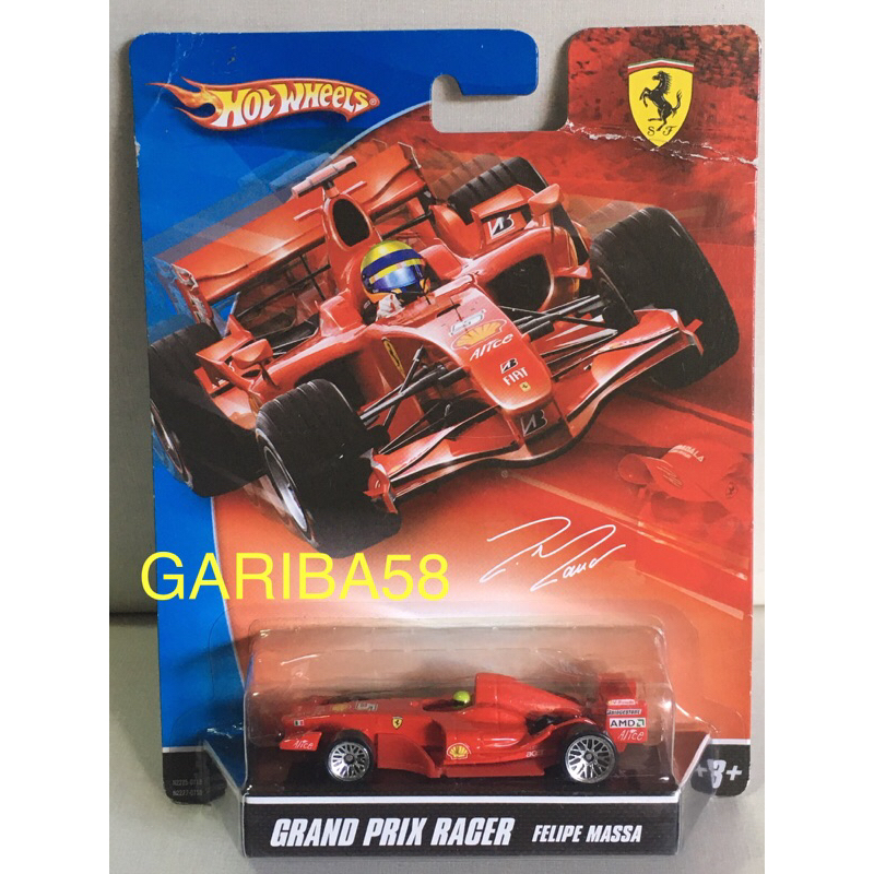 HOT WHEELS FERRARI F2007 FELIPE MASSA GRAND PRIX RACER GARIBA58