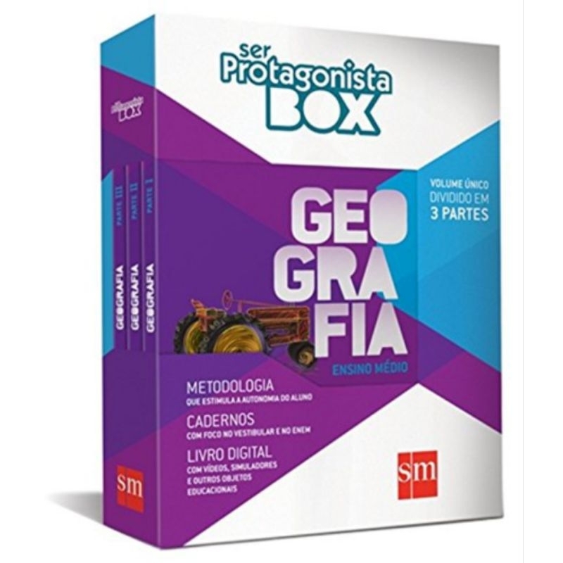 Geografia Ser Protagonista Box SM Shopee Brasil