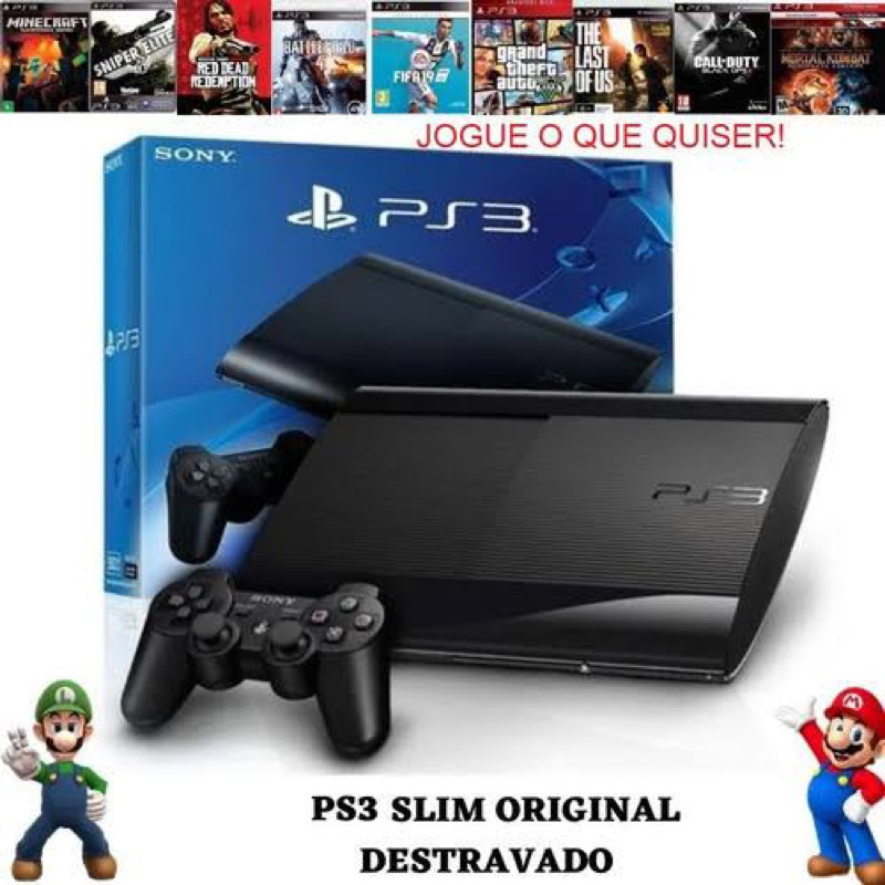 Playstation Super Slim Desbloqueado Shopee Brasil