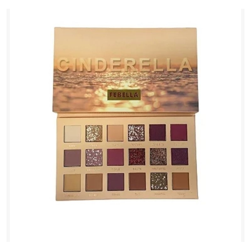 Paleta De Sombra Cores Nude Febella Cinderella Shopee Brasil