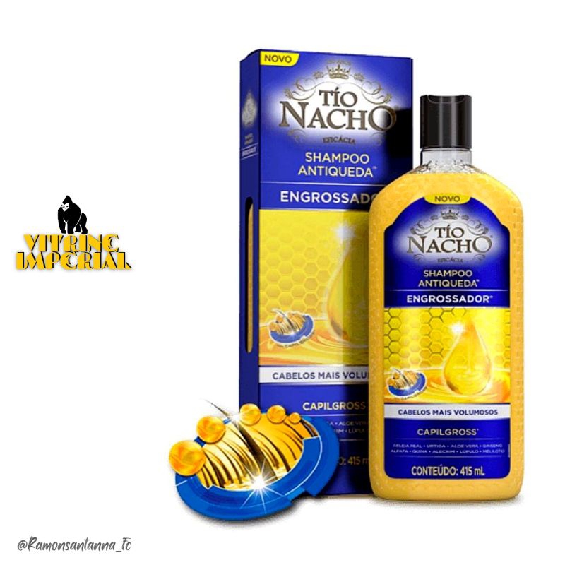 Shampoo Engrossador Da Tio Nacho 415ml Shopee Brasil