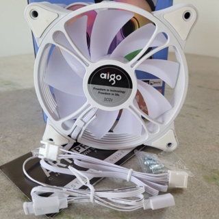 Kit Fans Argb Aigo Ar Pro Brancos Coolers Rgb Novos Pc