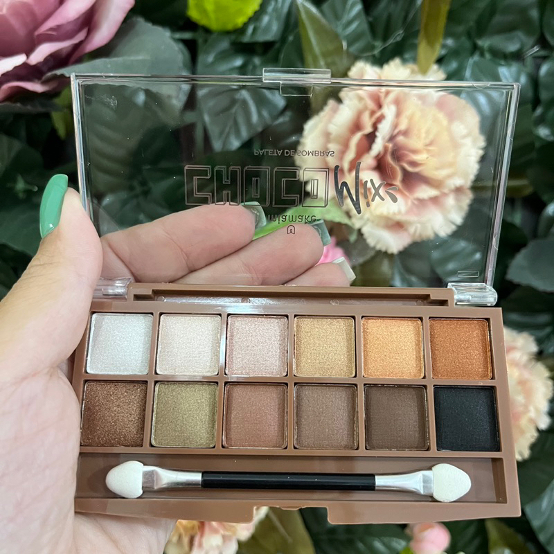 PALETA DE SOMBRAS CHOCOMIX COR CHOCOLATE AO LEITE MIA MAKE Shopee