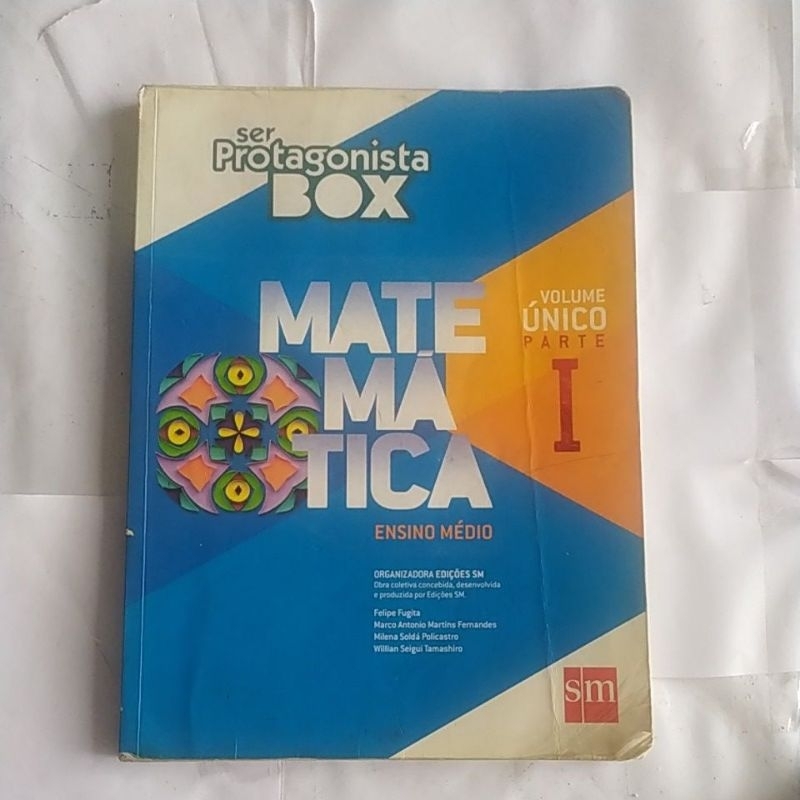 Box Ser Protagonista Matemática vol único editora sm Shopee Brasil