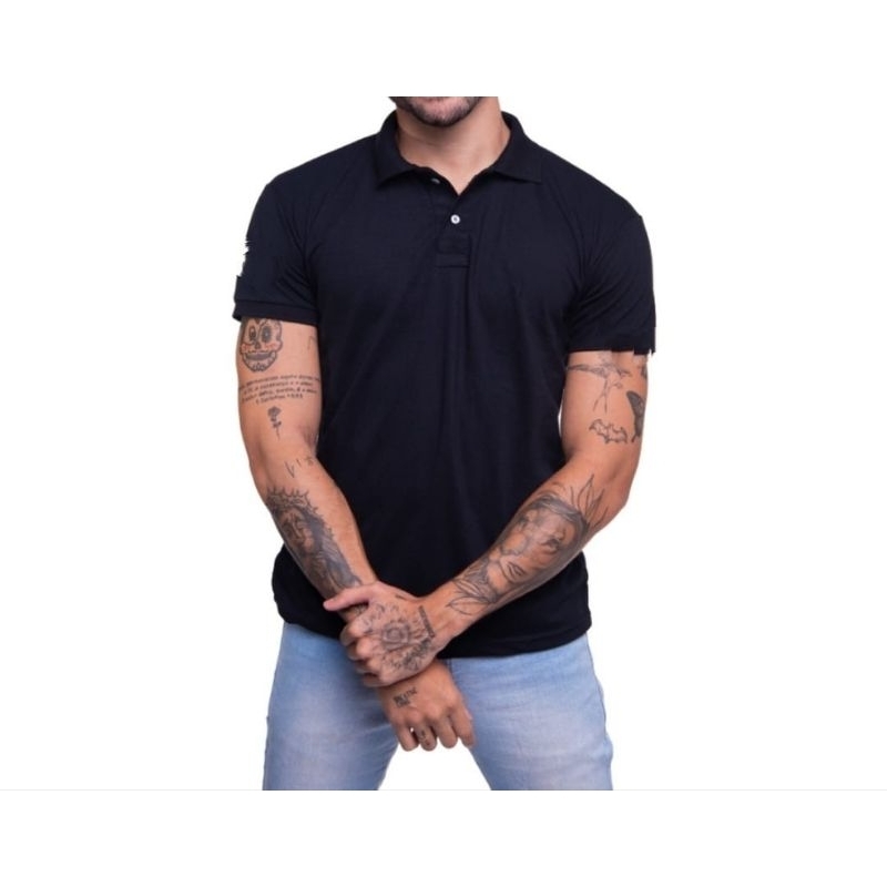 Camisa Masculina Gola Polo Piquet B Sica Uniforme P Ao Gg Shopee Brasil