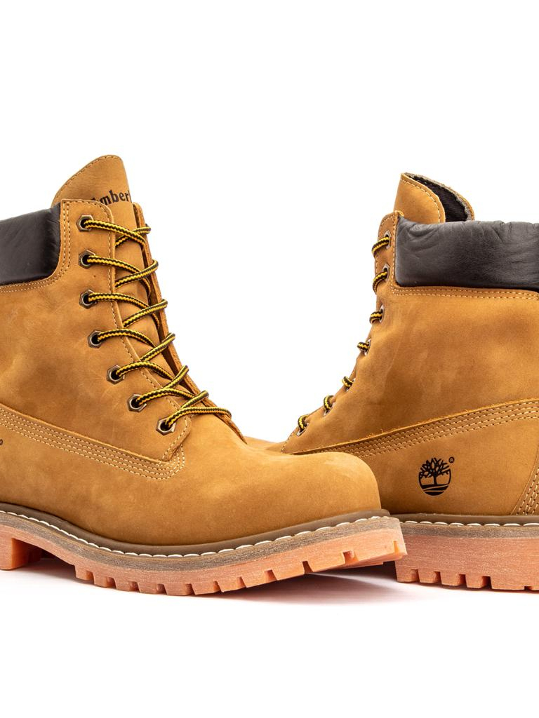 Bota Timberland Yellow Boot Em Couro Solado De Borracha Shopee Brasil