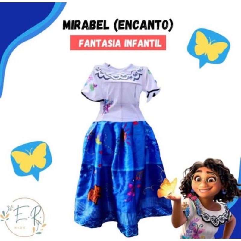 Fantasia Mirabel Encanto Shopee Brasil