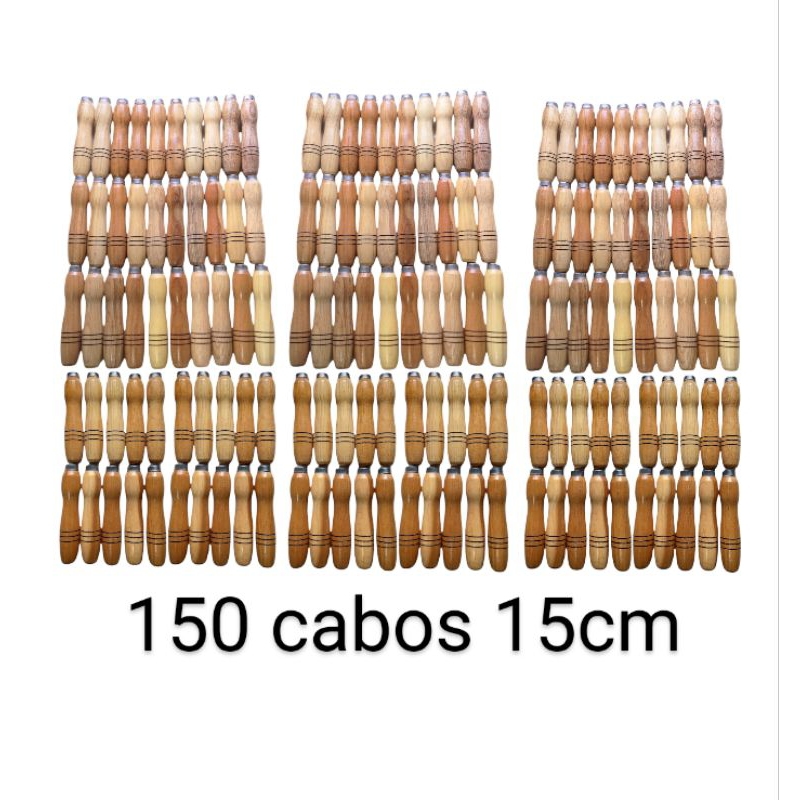 150 Cabos De Madeira Para Espeto Grelha 15cm Verniz Shopee Brasil