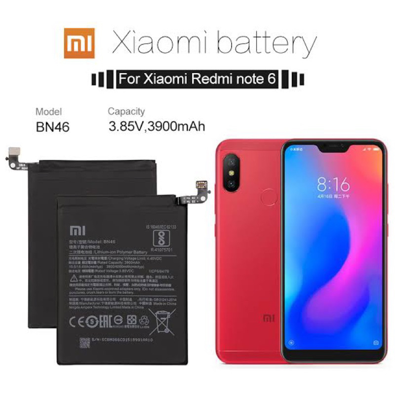 Bateria Celular Xiaomi Redmi Note Note Modelo Bn