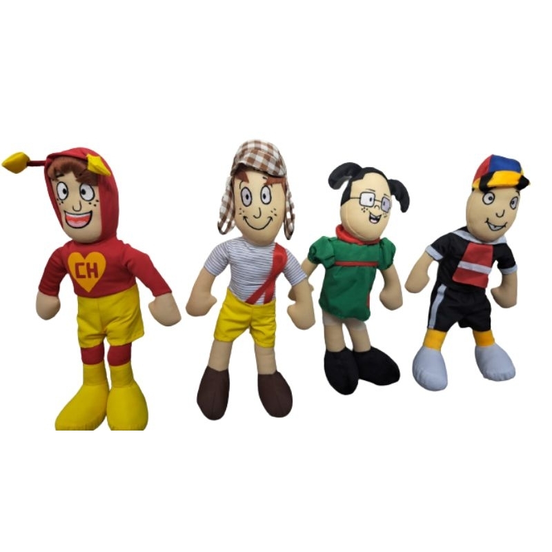 Turma Do Chaves Kiko Chiquinha E Chapolin Kit 4 Personagens Pronta