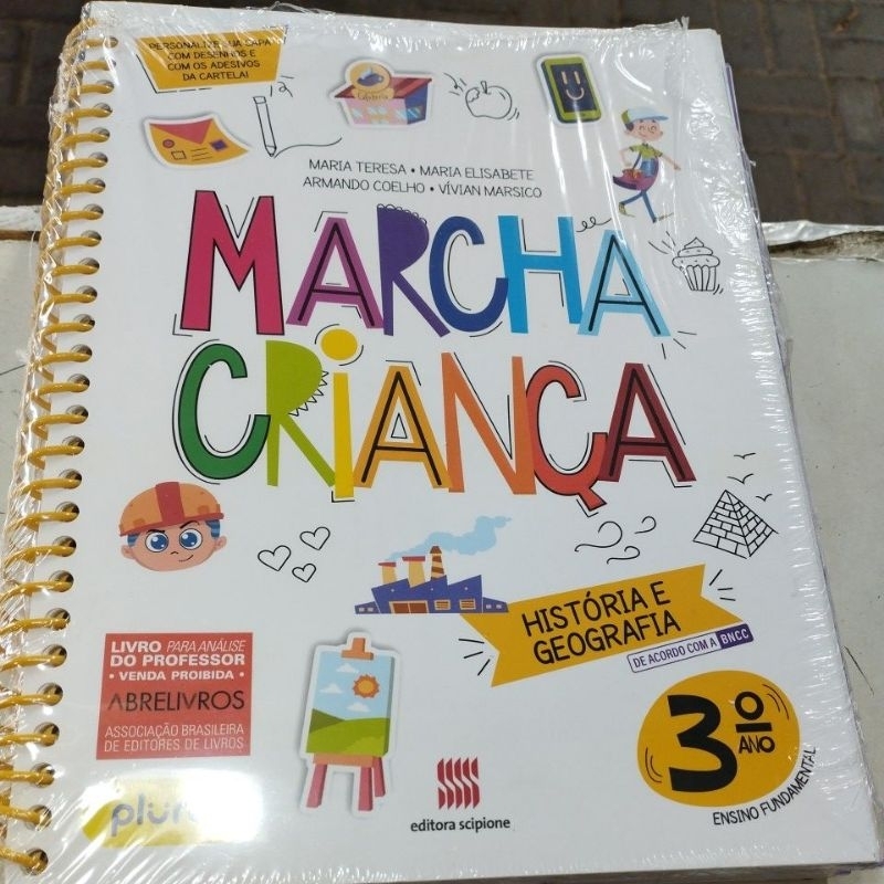 Marcha Crian A Hist Ria E Geografia Ano Livro Do Professor Novo