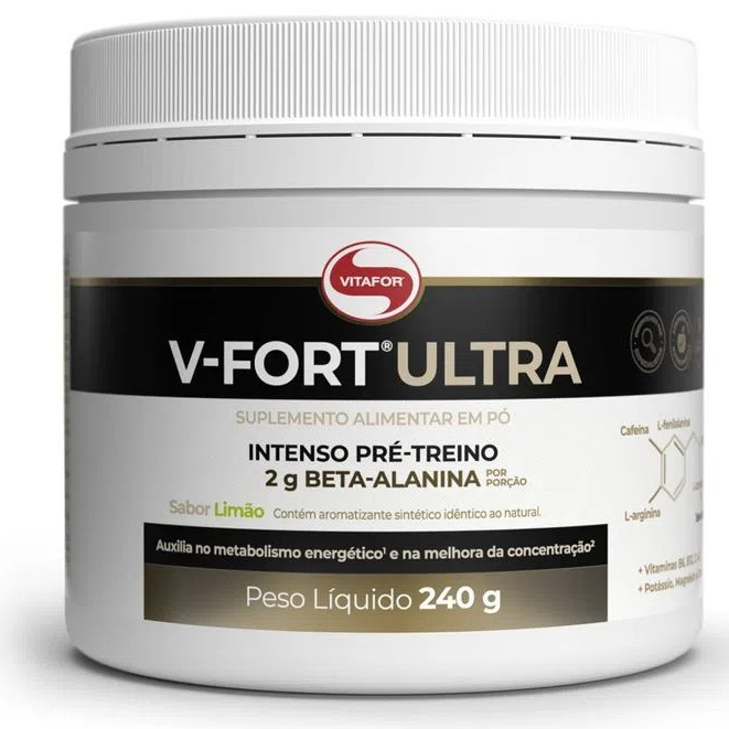 Pre Treino V Fort Ultra Intenso G Doses Vitafor Shopee Brasil