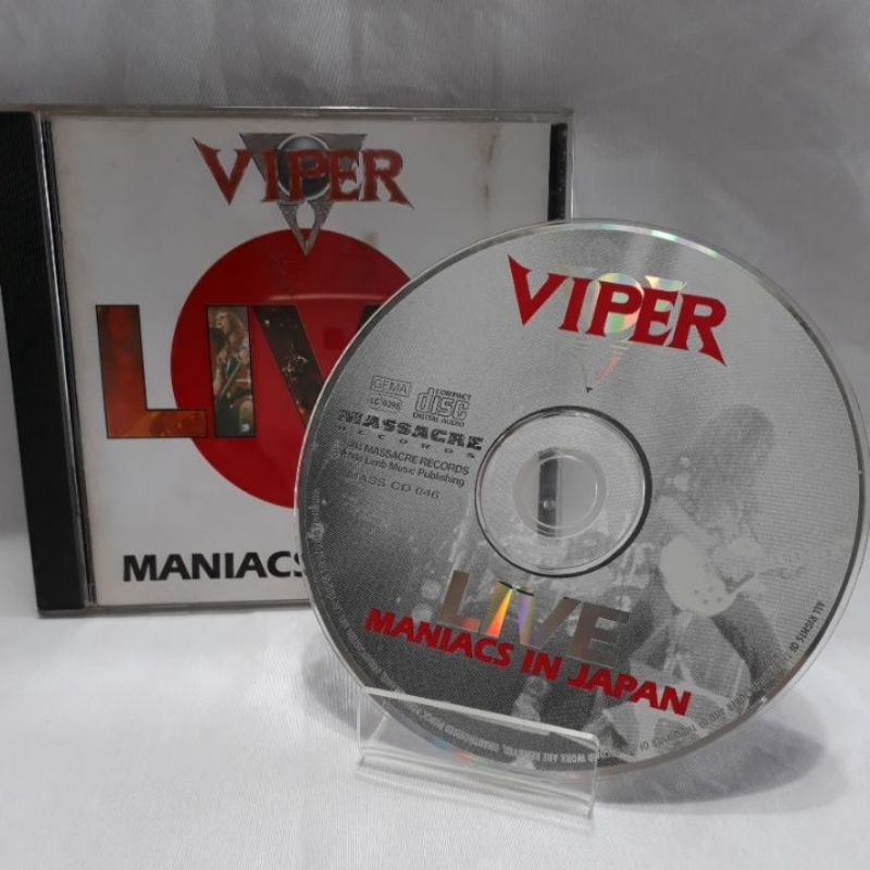 Cd Viper Live Maniacs In Japan Shopee Brasil