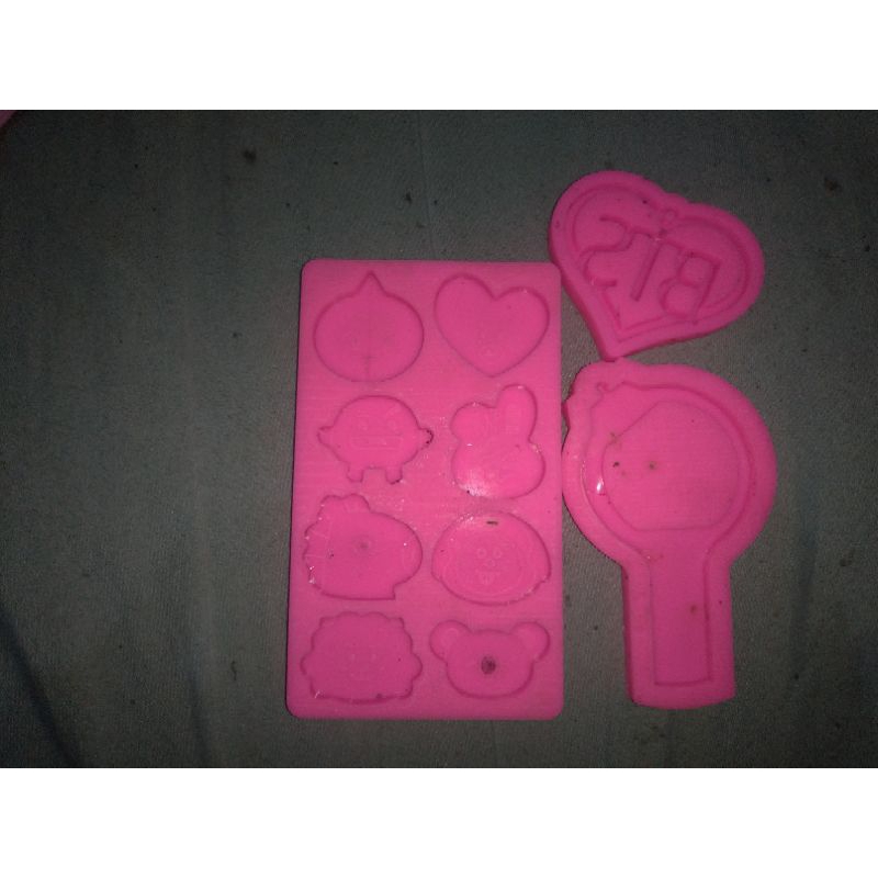 MOLDE DE SILICONE PARA RESINA DO BTS Shopee Brasil