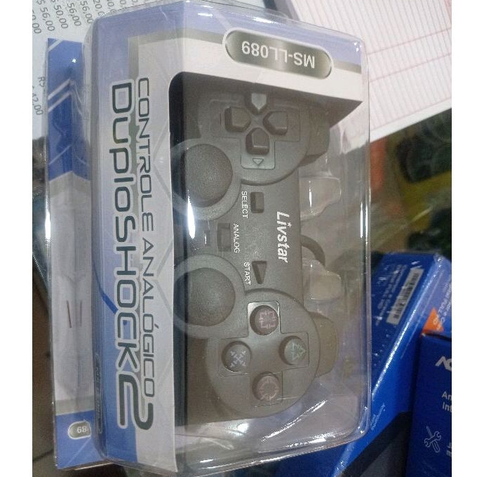 Kit 6 Controles Joystick Para Ps2 E Ps1 Dualshock Shopee Brasil