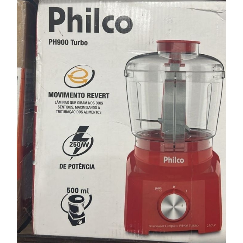 Mini Processador De Alimentos Philco Ph Turbo W Shopee Brasil