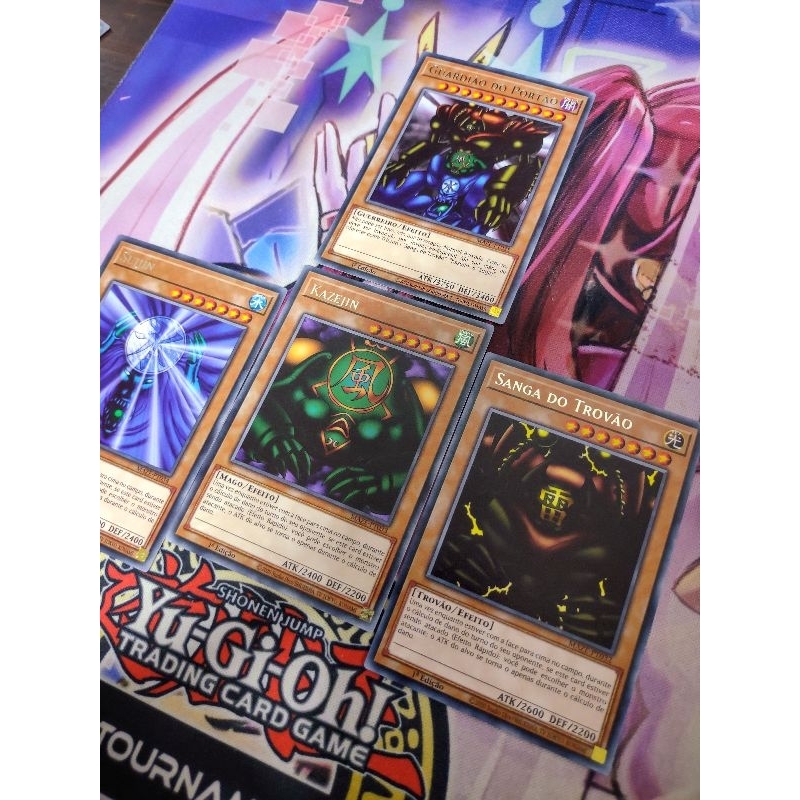 Set Yugioh Guardião dos Portões 4 cartas Shopee Brasil