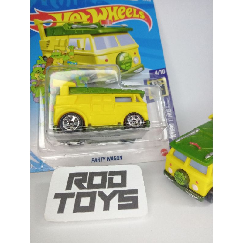 Hot Wheels Party Wagon Tartarugas Ninja Shopee Brasil