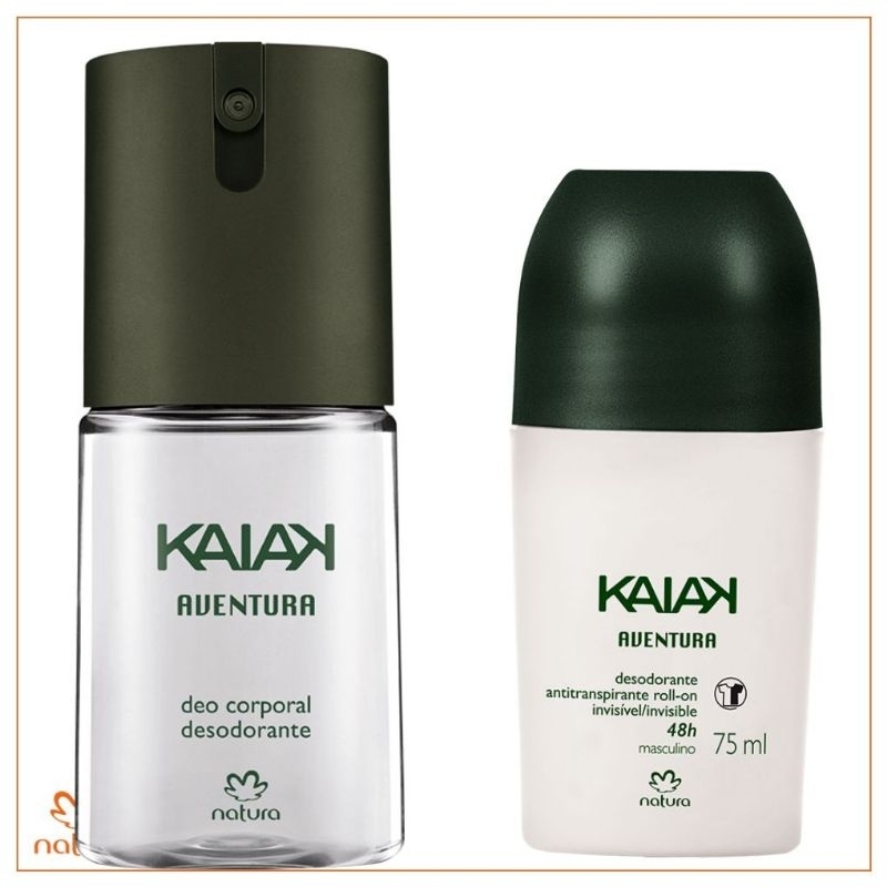 DESODORANTE KAIAK AVENTURA 100 ML ROLL ON KAIAK AVENTURA 75 ML Shopee