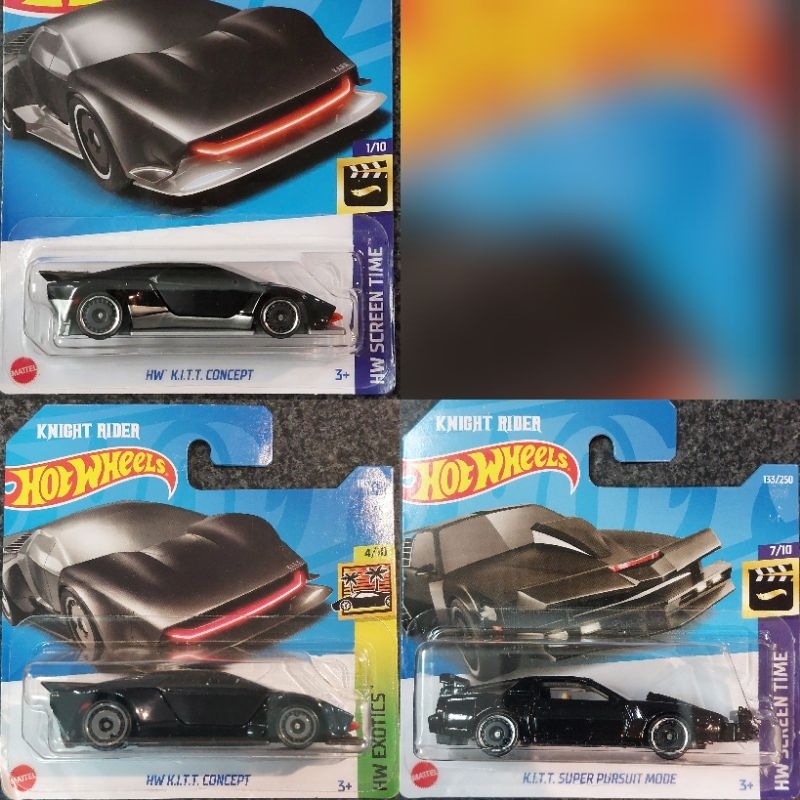 Hot Wheels Tematico Super Maquina KITT HW Concept Shopee Brasil