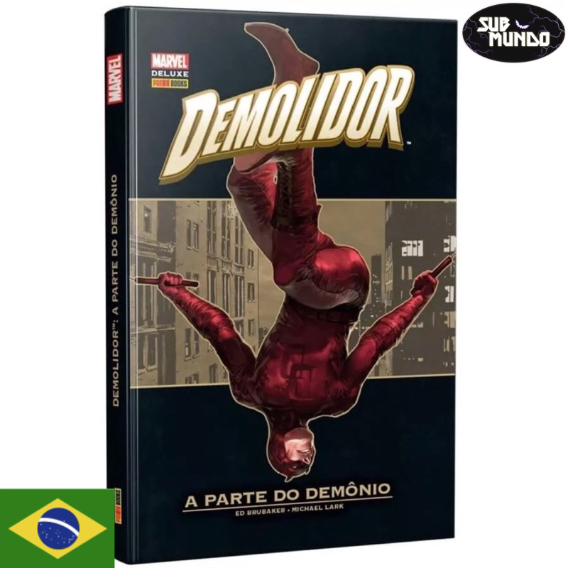 Demolidor Parte Do Demonio HQ Marvel Deluxe Novo Lacrado Shopee