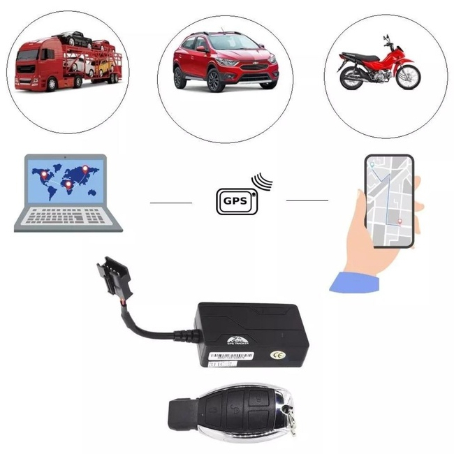 Rastreador Alarme Gps Bloqueador Veicular Carro Moto Tk A Shopee