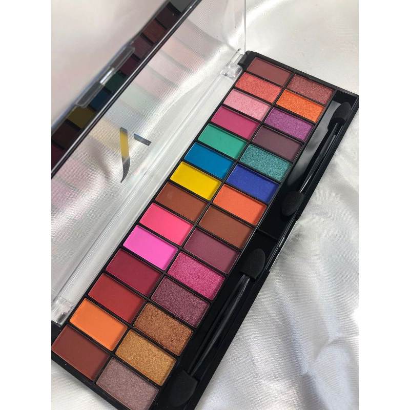 Paleta De Sombras 28 Cores B Vivai Para Olhos Pigmentada Profissional