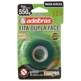 Fita Dupla Face Profissional Ultra Forte 12mm X 2m 2 Rolos Shopee