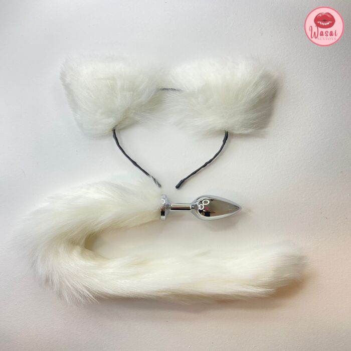 Kit Fox Tiara E Plug Raposa Colorida Sex Shop Fantasia Shopee Brasil