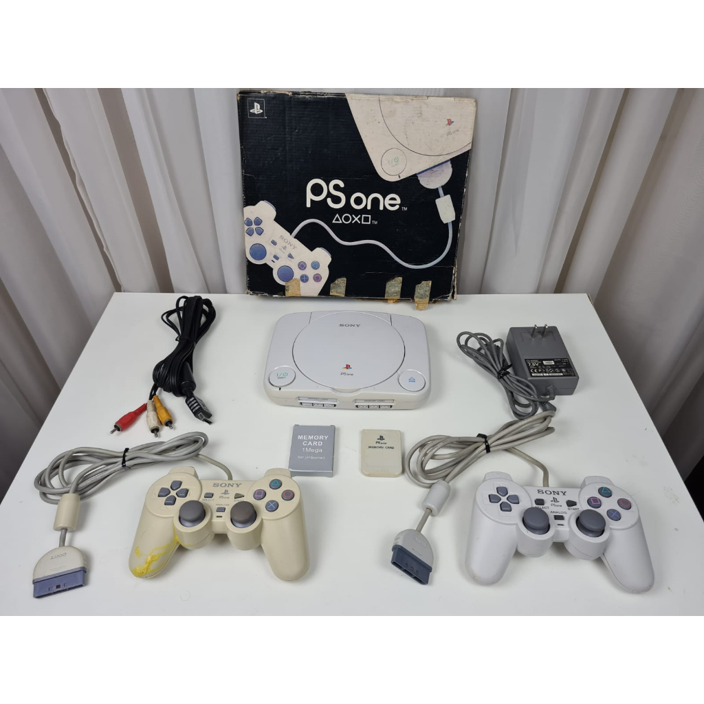 Sony Psone Playstation 1 Completo 2 Controles E Memory Card Ps1 Na