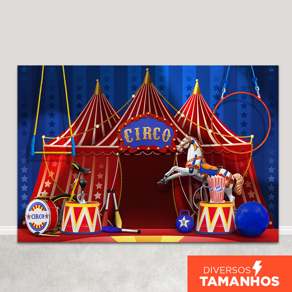 Fundo Fotogr Fico Circo Em Tecido Ffc Shopee Brasil