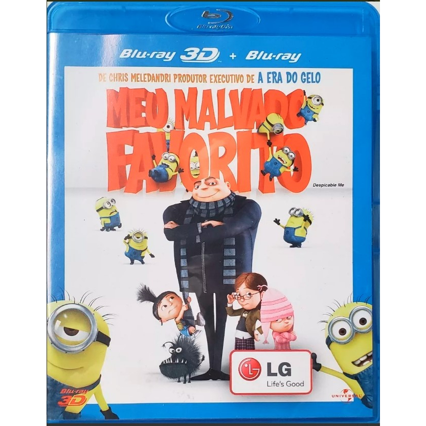 Meu Malvado Favorito 3d E 2d Blu Ray Duplo Original Shopee Brasil