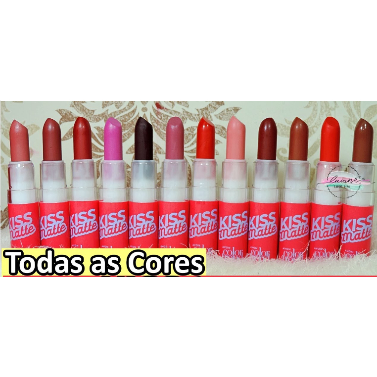 Batom Avon Color Trend Kiss Matte Maquiagem Fps G Shopee Brasil