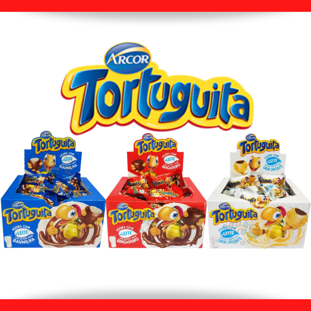 Chocolate Tortuguita C 24 Unidades Escolha O Sabor Shopee Brasil