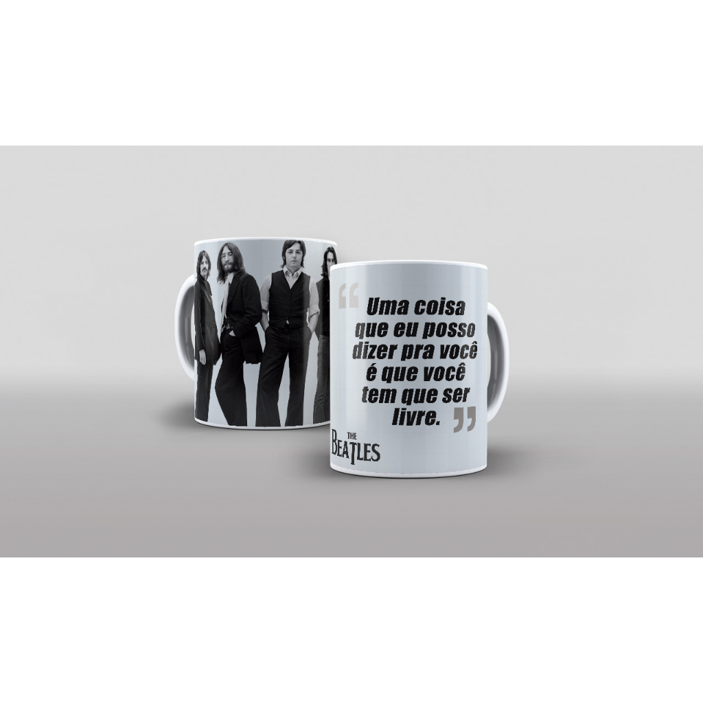 Caneca Personalizada The Beatles Shopee Brasil