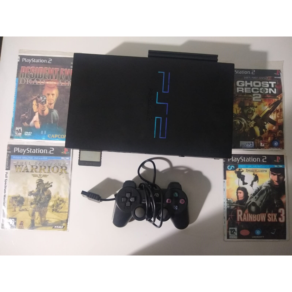 Sony Playstation 2 Fat Scph 50001 Hd Cheio De Jogos Shopee Brasil